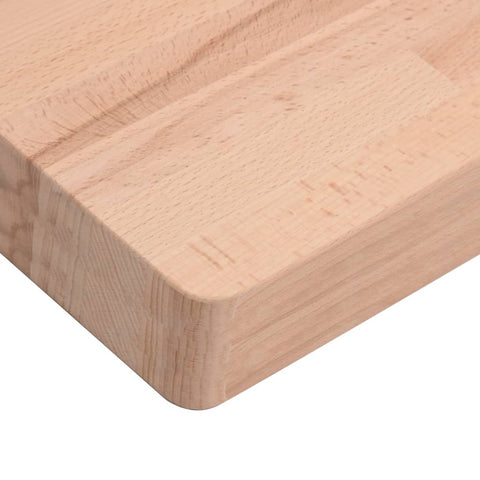 vidaXL Table Top 50x50x4 cm Square Solid Wood Beech