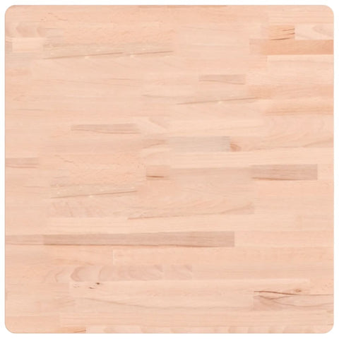 vidaXL Table Top 60x60x4 cm Square Solid Wood Beech