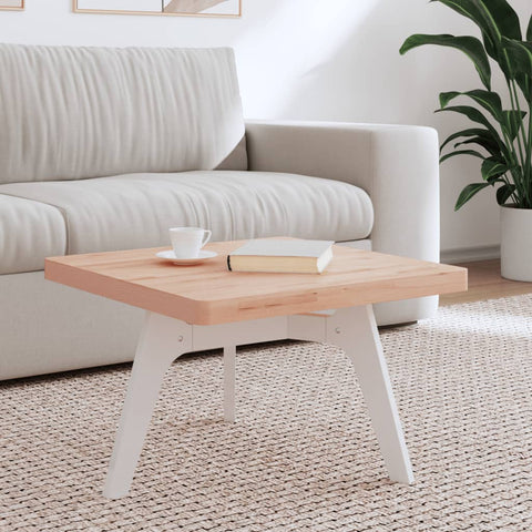 vidaXL Table Top 60x60x4 cm Square Solid Wood Beech