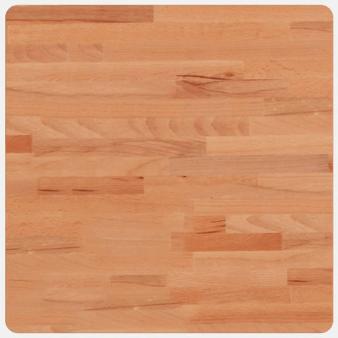 vidaXL Table Top 50x50x1.5 cm Square Solid Wood Beech