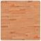 vidaXL Table Top 70x70x1.5 cm Square Solid Wood Beech