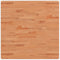 vidaXL Table Top 80x80x1.5 cm Square Solid Wood Beech