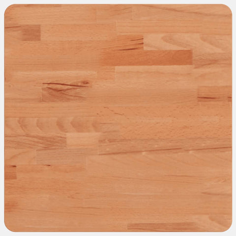 vidaXL Table Top 40x40x2.5 cm Square Solid Wood Beech