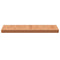 vidaXL Table Top 50x50x2.5 cm Square Solid Wood Beech