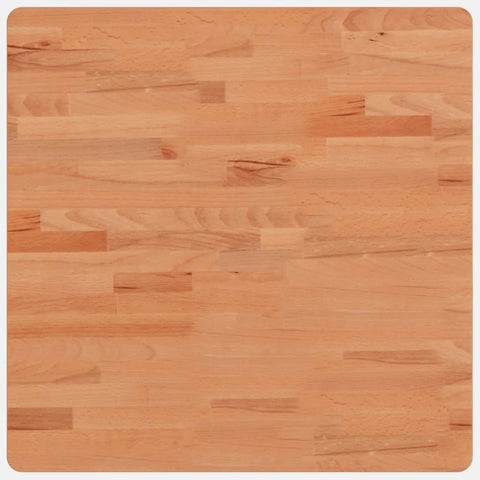 vidaXL Table Top 60x60x2.5 cm Square Solid Wood Beech