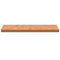 vidaXL Table Top 60x60x2.5 cm Square Solid Wood Beech