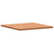 vidaXL Table Top 70x70x2.5 cm Square Solid Wood Beech