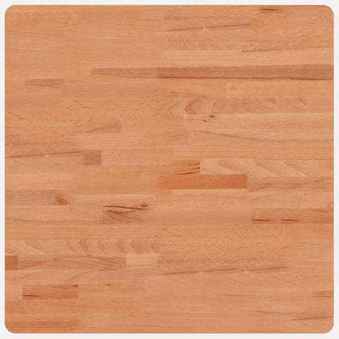 vidaXL Table Top 60x60x4 cm Square Solid Wood Beech