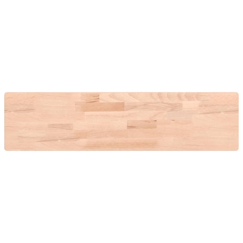 vidaXL Wall Shelf 80x20x4 cm Solid Wood Beech