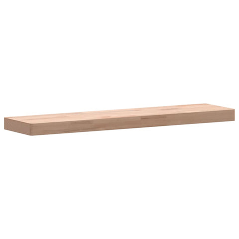 vidaXL Wall Shelf 80x20x4 cm Solid Wood Beech
