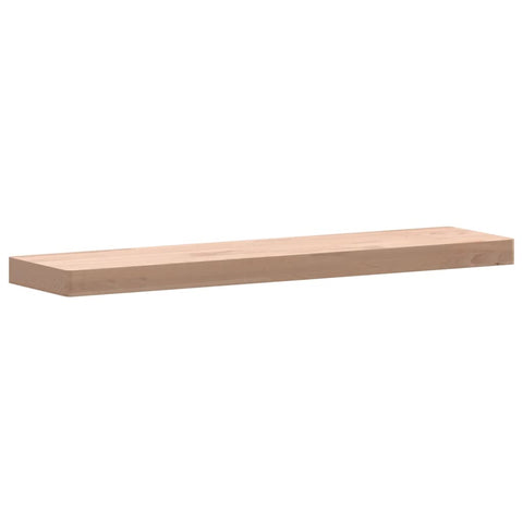 vidaXL Wall Shelf 80x20x4 cm Solid Wood Beech