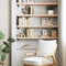 vidaXL Wall Shelf 80x20x4 cm Solid Wood Beech