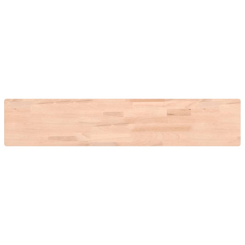 vidaXL Wall Shelf 100x20x4 cm Solid Wood Beech