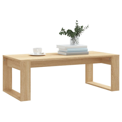 vidaXL Coffee Table Sonoma Oak 102x50x35 cm Engineered Wood