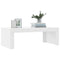 vidaXL Coffee Table White 102x50x36 cm Engineered Wood