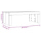 vidaXL Coffee Table White 102x50x36 cm Engineered Wood