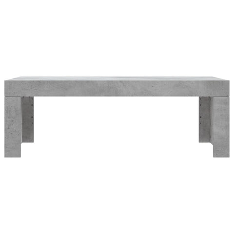 vidaXL Coffee Table Concrete Grey 102x50x36 cm Engineered Wood