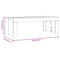 vidaXL Coffee Table Concrete Grey 102x50x36 cm Engineered Wood