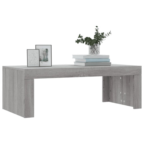vidaXL Coffee Table Grey Sonoma 102x50x36 cm Engineered Wood
