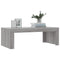 vidaXL Coffee Table Grey Sonoma 102x50x36 cm Engineered Wood