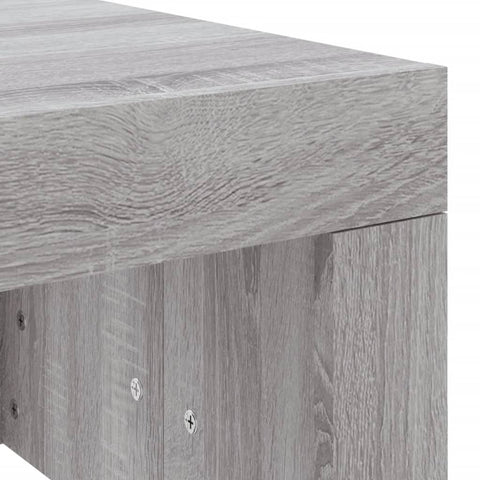 vidaXL Coffee Table Grey Sonoma 102x50x36 cm Engineered Wood