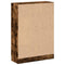 vidaXL Book Cabinet Smoked Oak 82.5x30.5x115 cm Engineered Wood