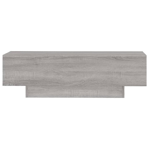 vidaXL Coffee Table Grey Sonoma 100x49.5x31 cm Engineered Wood