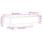 vidaXL Coffee Table Grey Sonoma 100x49.5x31 cm Engineered Wood