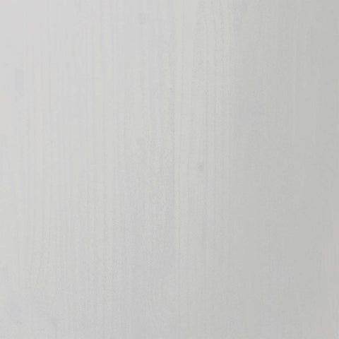 vidaXL Rolling Cabinet with Drawers MOSS White Solid Wood Pine