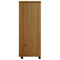 vidaXL Rolling Cabinet with Drawers MOSS Honey Brown Solid Wood Pine