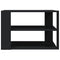 vidaXL Coffee Table Black 59.5x59.5x40 cm Engineered Wood