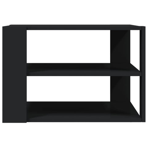 vidaXL Coffee Table Black 59.5x59.5x40 cm Engineered Wood