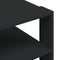vidaXL Coffee Table Black 59.5x59.5x40 cm Engineered Wood