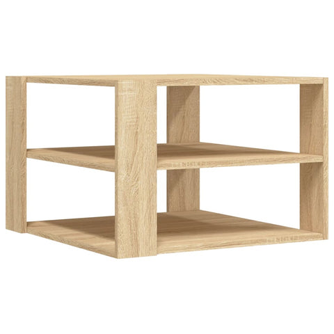 vidaXL Coffee Table Sonoma Oak 59.5x59.5x40 cm Engineered Wood