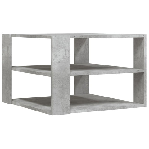 vidaXL Coffee Table Concrete Grey 59.5x59.5x40 cm Engineered Wood