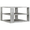 vidaXL Coffee Table Concrete Grey 59.5x59.5x40 cm Engineered Wood