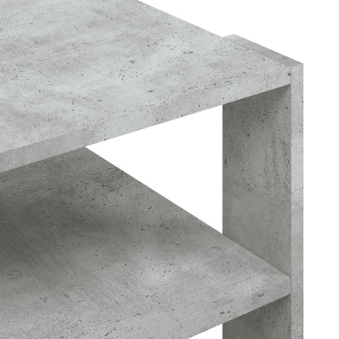 vidaXL Coffee Table Concrete Grey 59.5x59.5x40 cm Engineered Wood