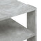 vidaXL Coffee Table Concrete Grey 59.5x59.5x40 cm Engineered Wood