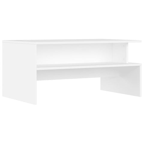 vidaXL Coffee Table White 90x55x42.5 cm Engineered Wood