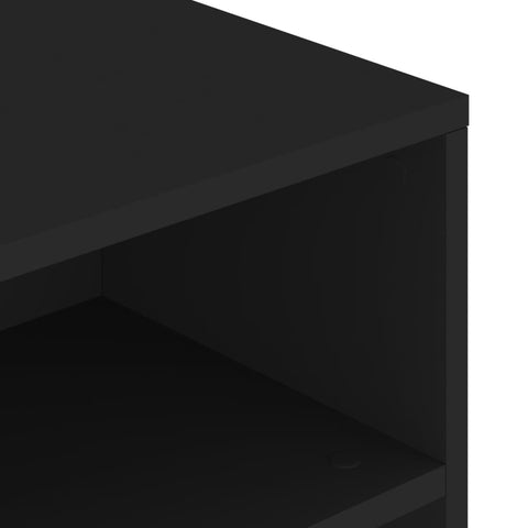 vidaXL Coffee Table Black 90x55x42.5 cm Engineered Wood