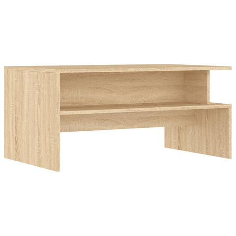 vidaXL Coffee Table Sonoma Oak 90x55x42.5 cm Engineered Wood