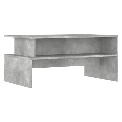 vidaXL Coffee Table Concrete Grey 90x55x42.5 cm Engineered Wood