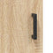 vidaXL Highboard Sonoma Oak 69.5x34x180 cm Engineered Wood