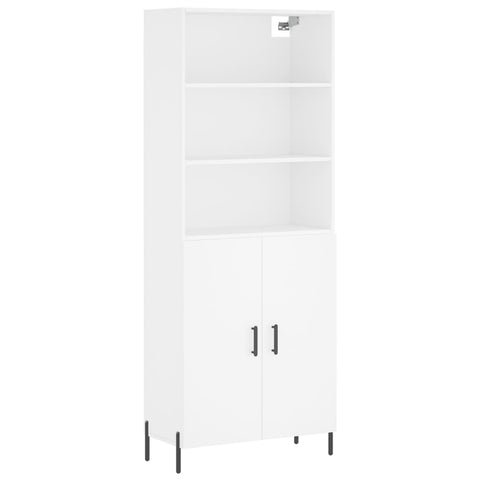 vidaXL Highboard White 69.5x34x180 cm Engineered Wood