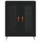 vidaXL Highboard Black 69.5x34x180 cm Engineered Wood