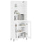 vidaXL Highboard White 69.5x34x180 cm Engineered Wood