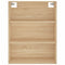 vidaXL Highboard Sonoma Oak 69.5x34x180 cm Engineered Wood