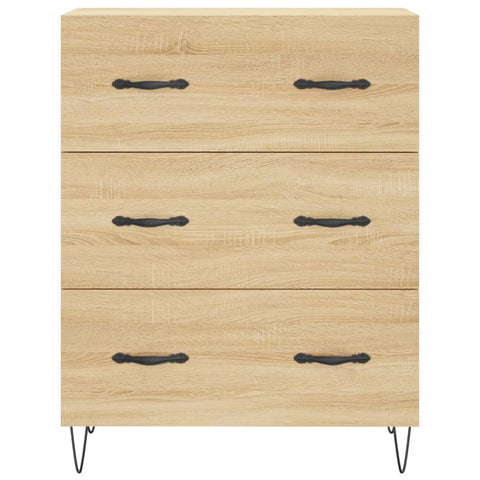 vidaXL Highboard Sonoma Oak 69.5x34x180 cm Engineered Wood