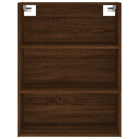 vidaXL Highboard Brown Oak 69.5x34x180 cm Engineered Wood