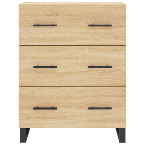 vidaXL Highboard Sonoma Oak 69.5x34x180 cm Engineered Wood